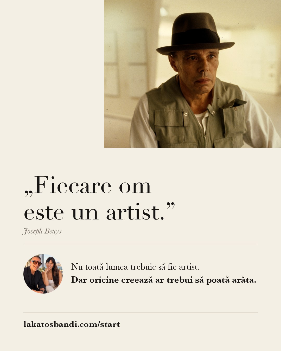 „Fiecare om este un artist” — și de ce asta nu cere un examen de admitere