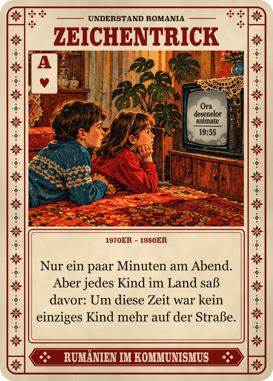 ZEICHENTRICK — 1970er – 1980er. Nur ein paar Minuten am Abend. Aber jedes Kind im Land saß davor: Um diese Zeit war kein einziges Kind mehr auf der Straße.
