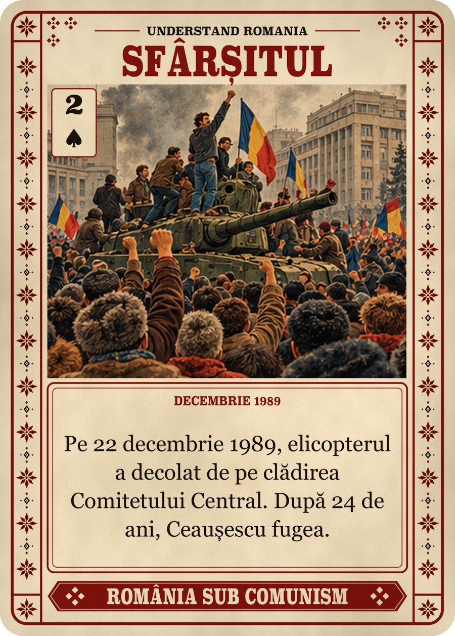 SFÂRȘITUL — decembrie 1989. Pe 22 decembrie 1989, elicopterul a decolat de pe clădirea Comitetului Central. După 24 de ani, Ceaușescu fugea.